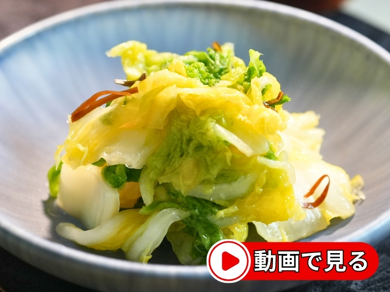 極上 白菜の浅漬けの動画を見る